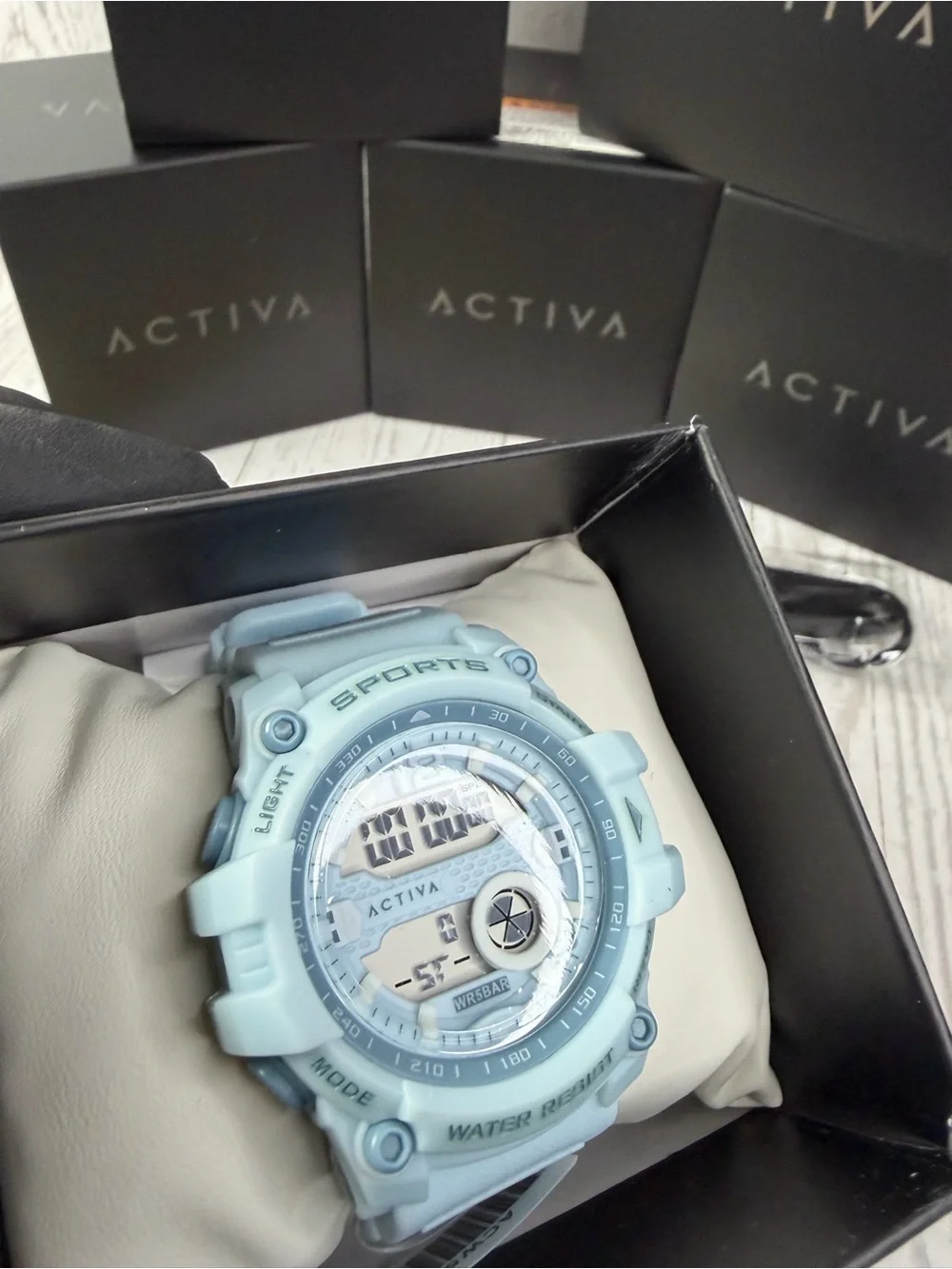 ACW533-007 - Activa X Invicta Digital Essentials Lady Watch - 46mm, Baby Blue